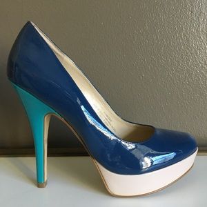 Enzo Angiolini Color Block Pumps - Size 6
